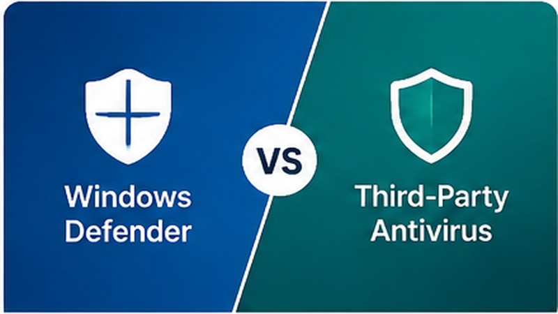 Windows Defender versus third-party antivirus comparison